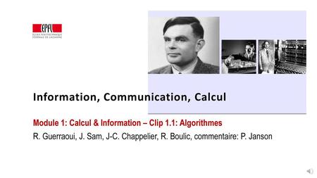 Information, Communication, Calcul