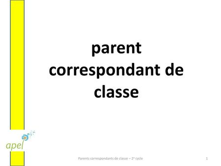 parent correspondant de classe