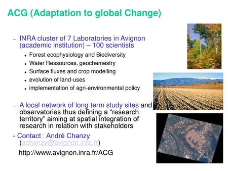 ACG (Adaptation to global Change)