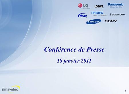 Conférence de Presse 18 janvier 2011.
