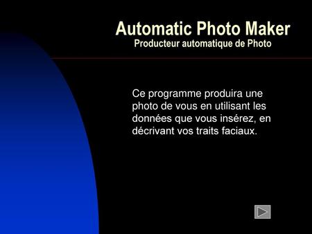 Automatic Photo Maker Producteur automatique de Photo