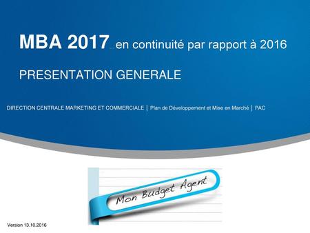 La structure des enveloppes MBA en 2017