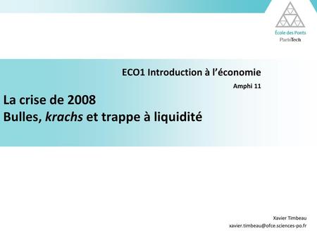 ECO1 Introduction à l’économie