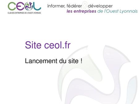 Site ceol.fr Lancement du site !.