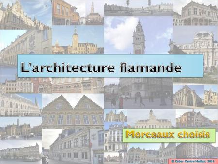 L’architecture flamande