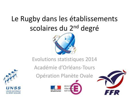 Le Rugby dans les établissements scolaires du 2nd degré