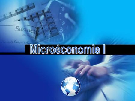 Microéconomie I.