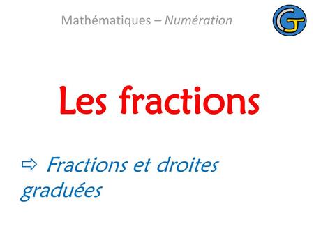 Mathématiques – Numération