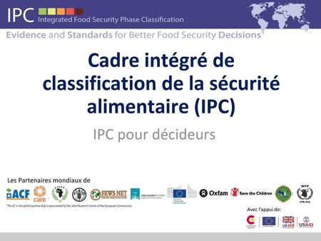 Cadre intégré de classification de la sécurité alimentaire (IPC)