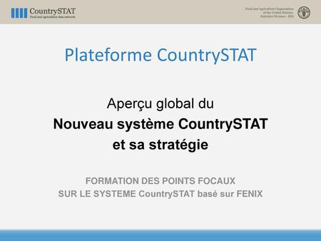 Plateforme CountrySTAT