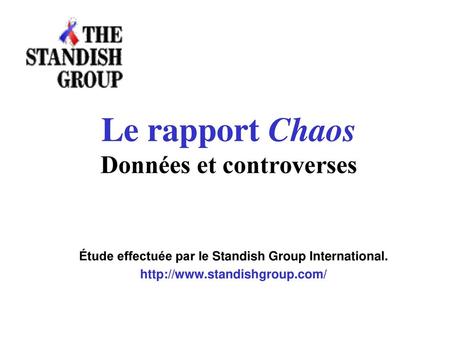 Le rapport Chaos Données et controverses