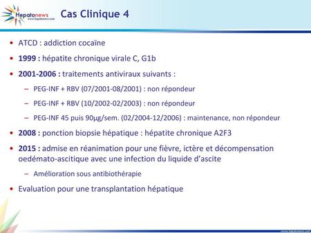 Cas Clinique 4 ATCD : addiction cocaïne
