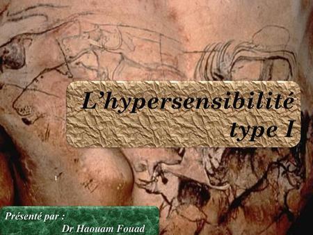 L’hypersensibilité type I