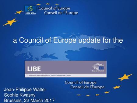 a Council of Europe update for the
