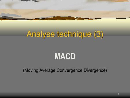 MACD (Moving Average Convergence Divergence)
