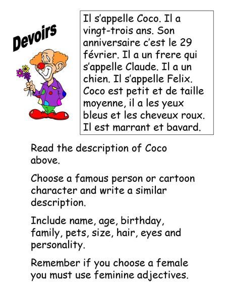 Read the description of Coco above.