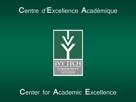 Centre d’Excellence Académique