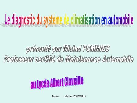 présenté par Michel POMMIES