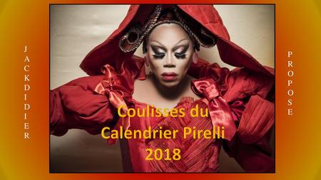 Coulisses du Calendrier Pirelli 2018