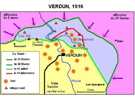 Route française juste après un bombardement.