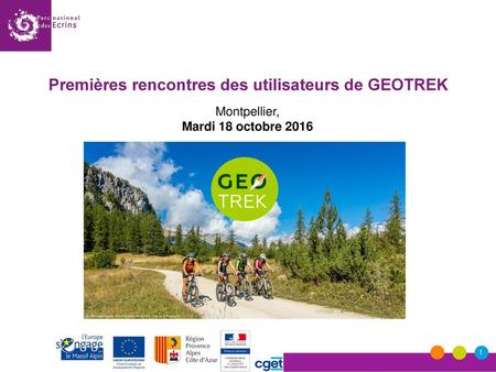 Premières rencontres des utilisateurs de GEOTREK