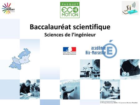 Baccalauréat scientifique Sciences de l’ingénieur