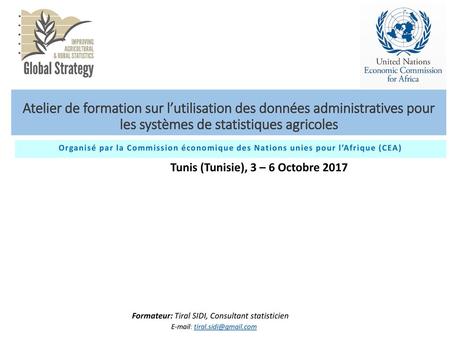 Tunis (Tunisie), 3 – 6 Octobre 2017