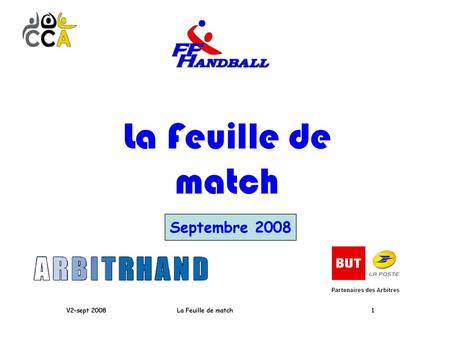 La Feuille de match Septembre 2008 V2-sept 2008 La Feuille de match 1.