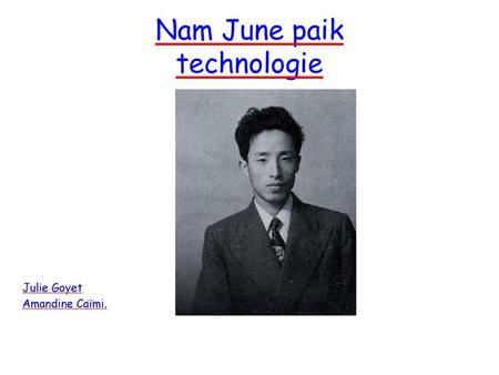 Nam June paik technologie