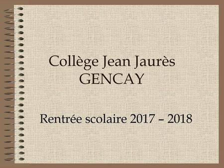 Collège Jean Jaurès GENCAY