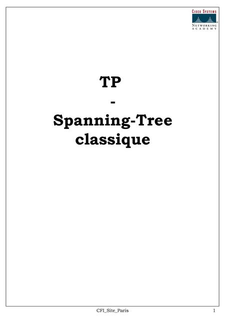 Spanning-Tree classique