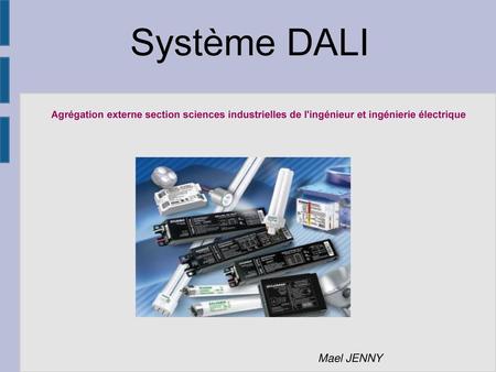 Système DALI Mael JENNY