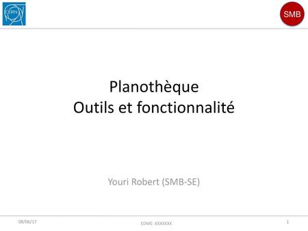 Planothèque Outils et fonctionnalité