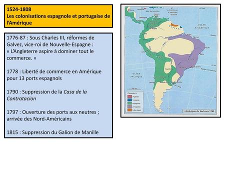 Les colonisations espagnole et portugaise de l’Amérique