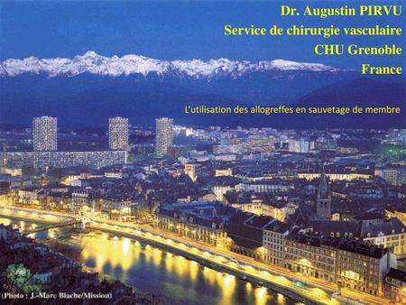 Service de chirurgie vasculaire CHU Grenoble France