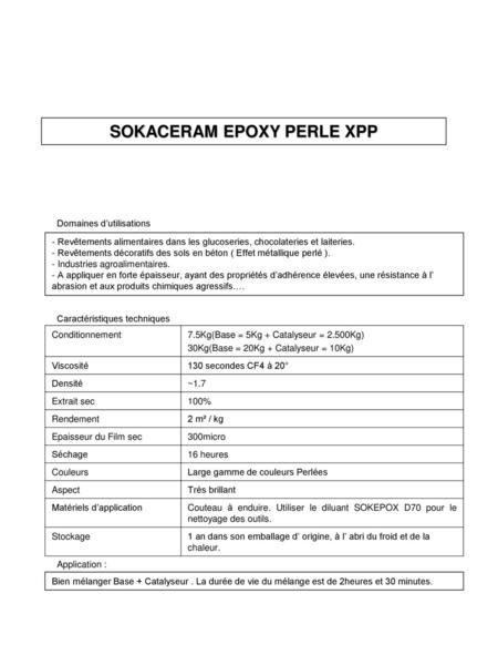 SOKACERAM EPOXY PERLE XPP