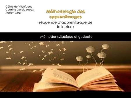 Méthodologie des apprentissages