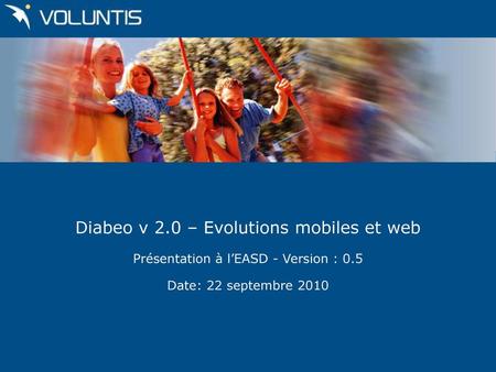 Diabeo v 2.0 – Evolutions mobiles et web