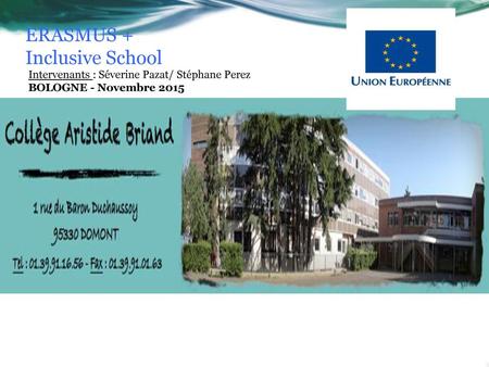 ERASMUS + Inclusive School