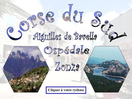 Corse du Sud Aiguilles de Bavella Ospédale Zonza