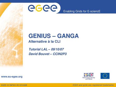GENIUS – GANGA Alternative à la CLI