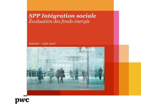 SPP Intégration sociale Évaluation des fonds énergie