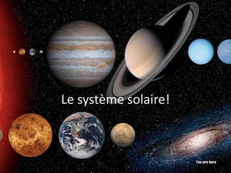 Le système solaire!.