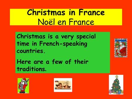 Christmas in France Noël en France
