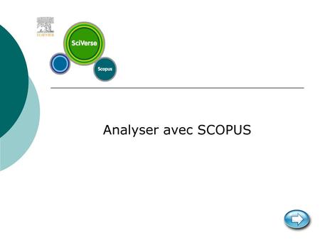 Analyser avec SCOPUS.