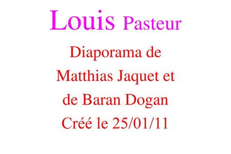 Diaporama de Matthias Jaquet et de Baran Dogan Créé le 25/01/11