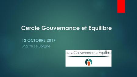 Cercle Gouvernance et Equilibre