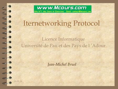 Iternetworking Protocol