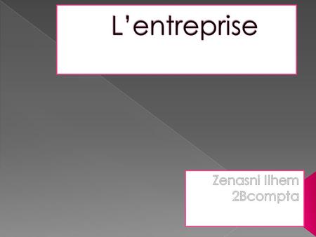 L’entreprise Zenasni Ilhem 2Bcompta.