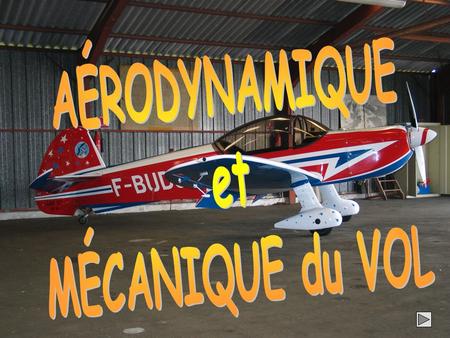 AÉRODYNAMIQUE et MÉCANIQUE du VOL.